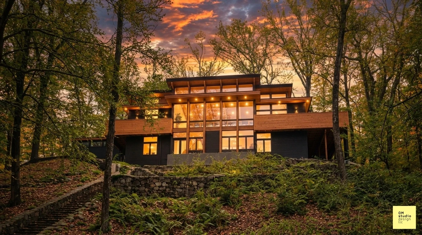 OM Studio custom home design by Modern Dwellings